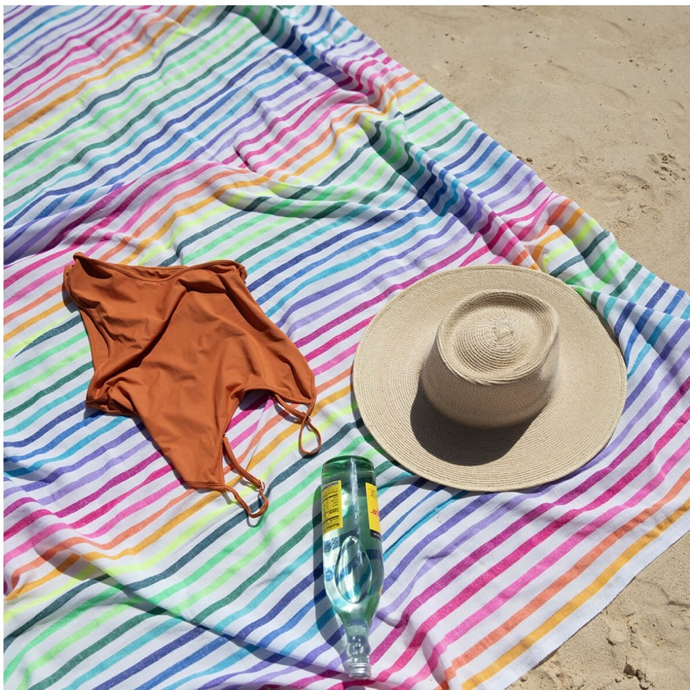 Las Bayadas Colourful Beach Blanket Size 78.44 x 78.44
